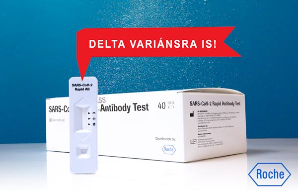 ROCHE SARS-CoV-2 Rapid ANTIBODY Test DELTA VARIÁNSRA IS