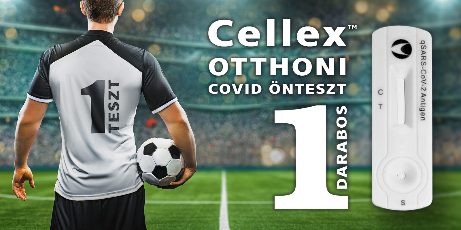 Cellex OTTHONI, egy darabos COVID-19 Antigén önteszt