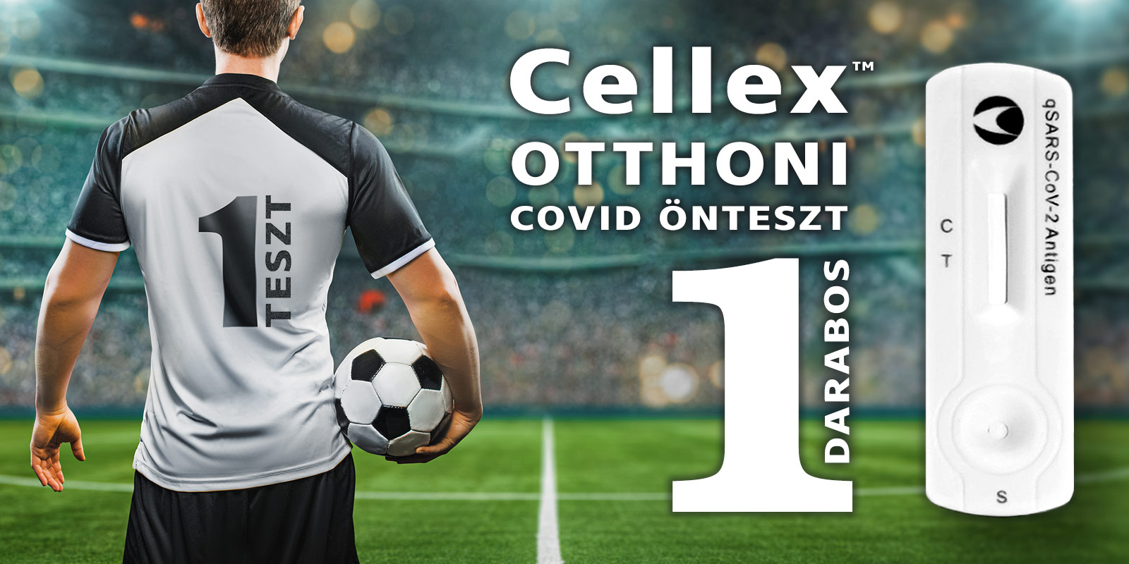 Cellex OTTHONI egy darabos COVID-19 Antigén önteszt