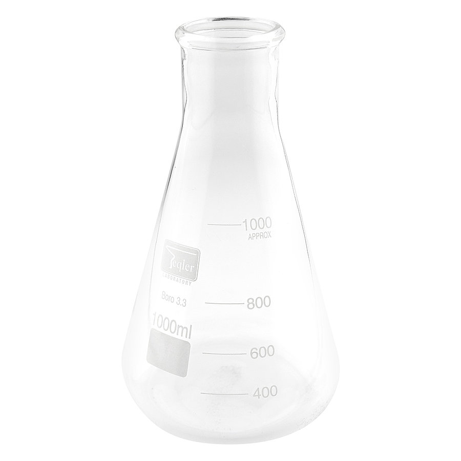 Erlenmeyer Lombik - 100 - 250 - 1000 ml