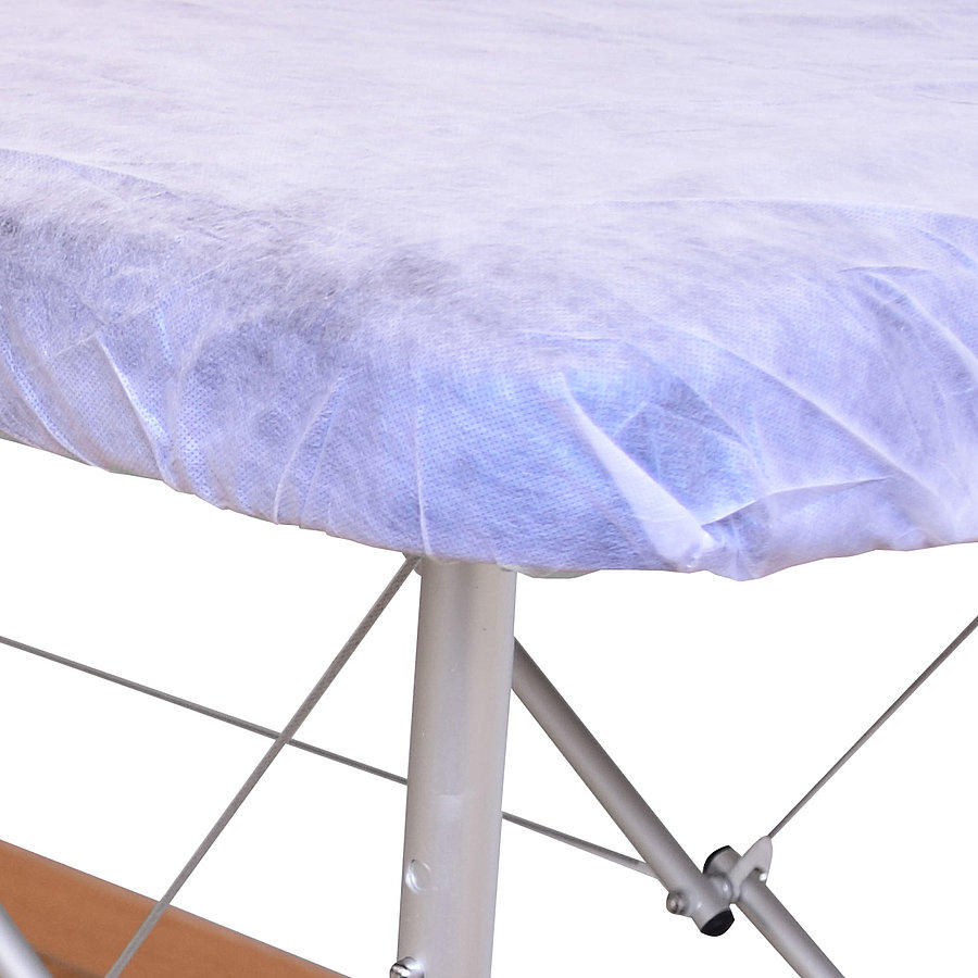 Egyszer használatos gumis védőhuzat orvosi vizsgálóágyra