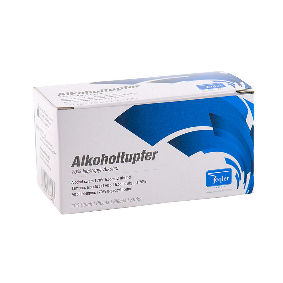 Alkoholos törlőkendő - 30 x 30 cm, 100 db