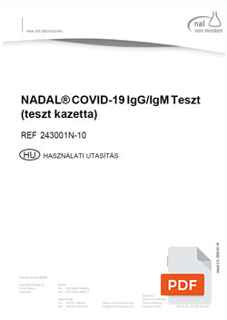 NADAL® COVID-19 Ag teszt OGYÉI bizonyítvány