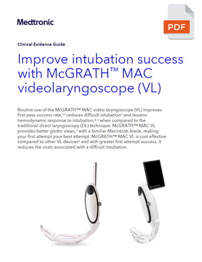 Video laryngoscope clinical evidence guide [EN]